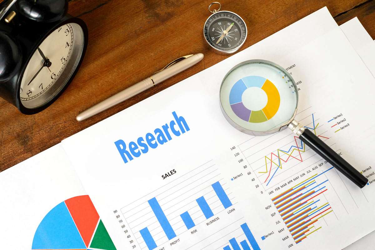 research graphs on page of issues